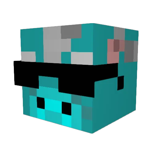 veteranhawk10 Minecraft avatar head, 3D render