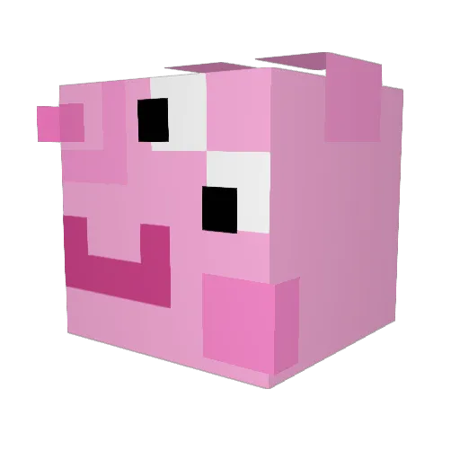 vetlo21 Minecraft avatar head, 3D render