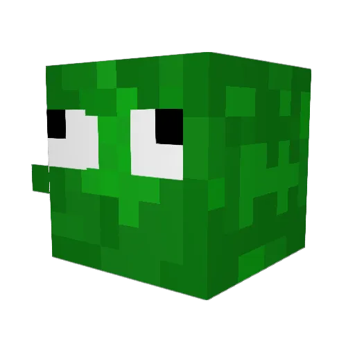 vetm Minecraft avatar head, 3D render