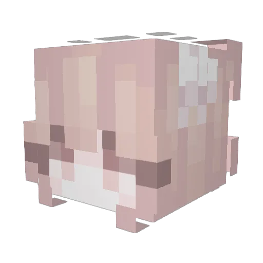 vevaa Minecraft avatar head, 3D render