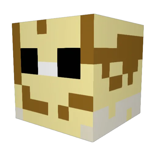 vexarot Minecraft avatar head, 3D render