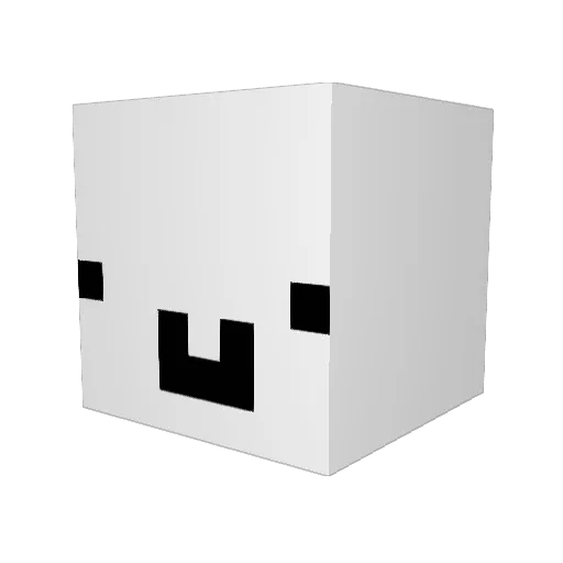 vexityyyy Minecraft avatar head, 3D render