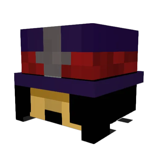 vexodhcg Minecraft avatar head, 3D render