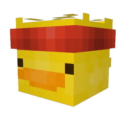 vexqnn Minecraft avatar head, 3D render