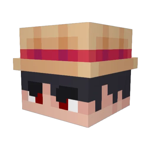 vexxii87 Minecraft avatar head, 3D render