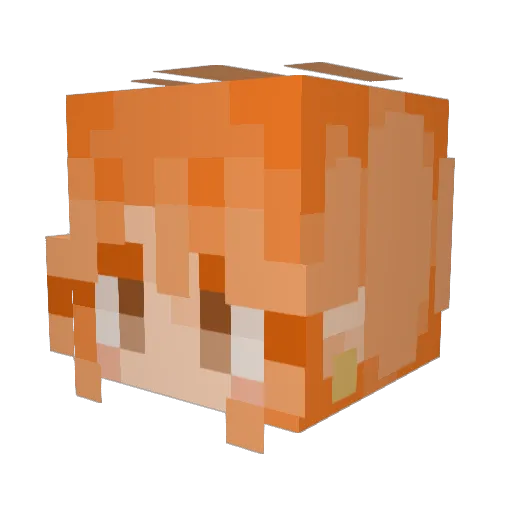 veyday Minecraft avatar head, 3D render
