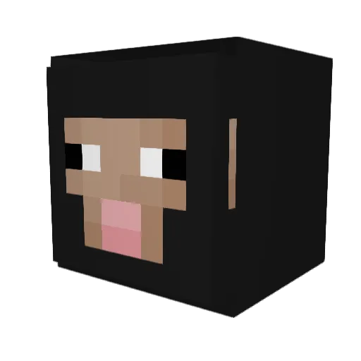 vfgs Minecraft avatar head, 3D render
