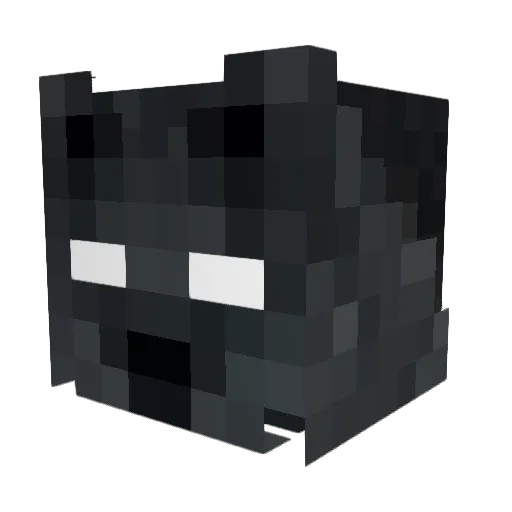 vfjx Minecraft avatar head, 3D render
