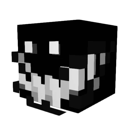 vfxray Minecraft avatar head, 3D render