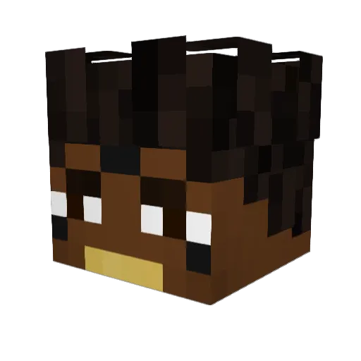 vhalen15 Minecraft avatar head, 3D render