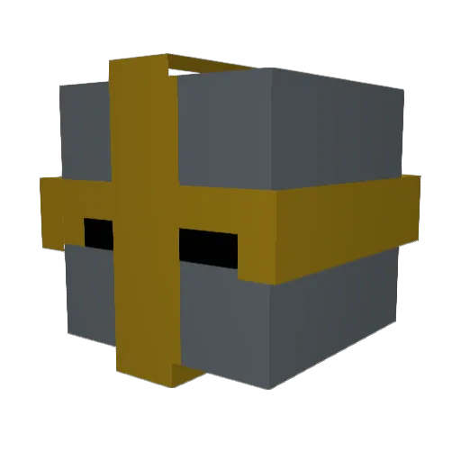vhaute Minecraft avatar head, 3D render