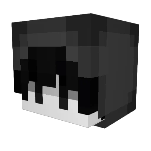 vhic Minecraft avatar head, 3D render