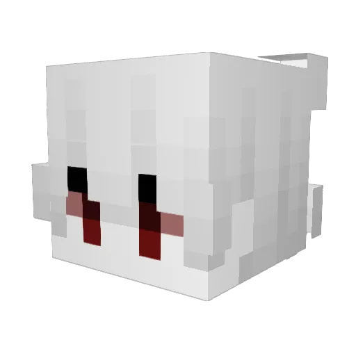 vhove Minecraft avatar head, 3D render