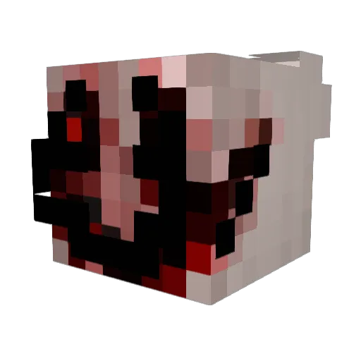 vhqp Minecraft avatar head, 3D render