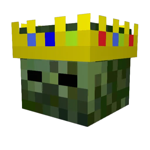 vhr27 Minecraft avatar head, 3D render