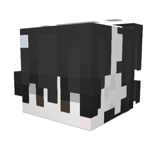 vi_desire Minecraft avatar head, 3D render