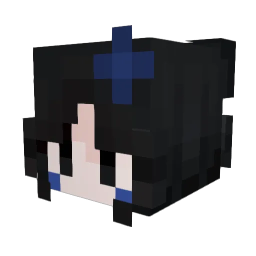 viatia Minecraft avatar head, 3D render