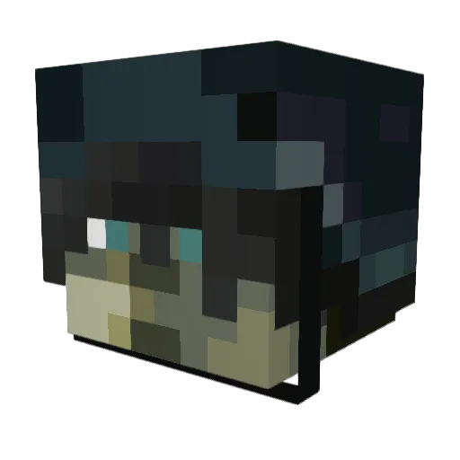 viatorinvia Minecraft avatar head, 3D render