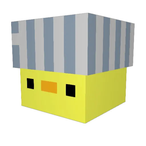 vibes12345678909 Minecraft avatar head, 3D render