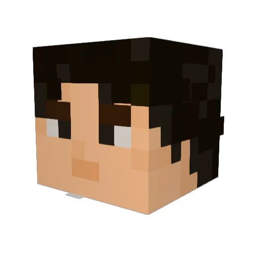 vibethecavalier Minecraft avatar head, 3D render