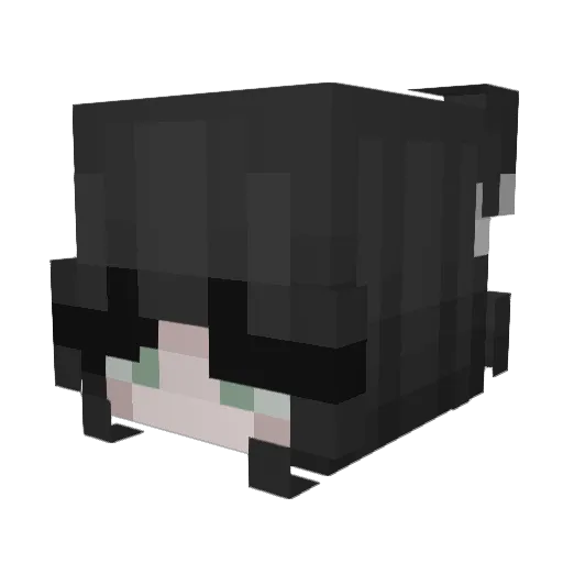 vibinrose Minecraft avatar head, 3D render