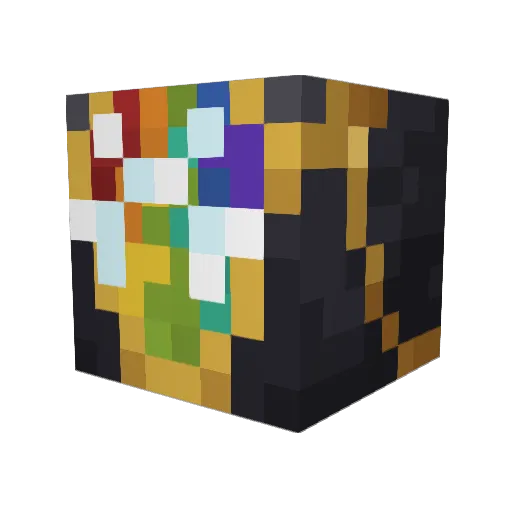vibrantsystem Minecraft avatar head, 3D render