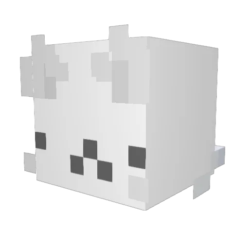 vibstrations Minecraft avatar head, 3D render