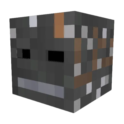 vic708 Minecraft avatar head, 3D render