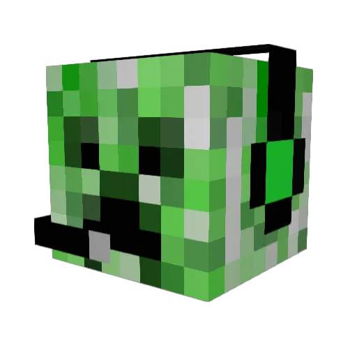 vicXS Minecraft avatar head, 3D render