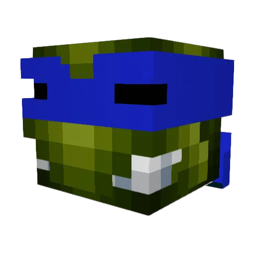 vicac Minecraft avatar head, 3D render