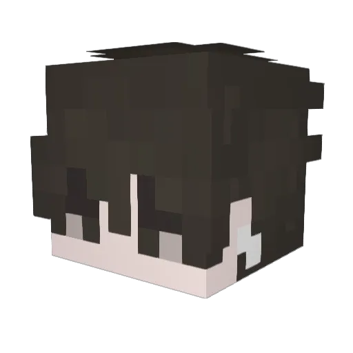 vicenckr Minecraft avatar head, 3D render