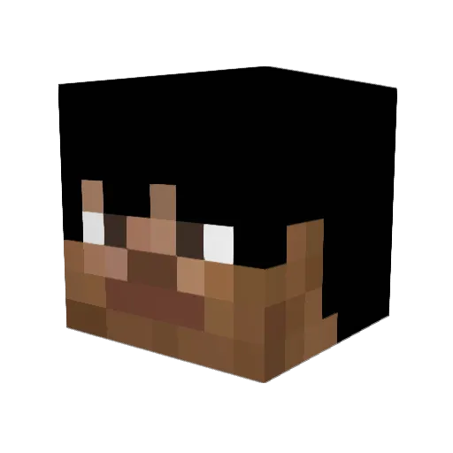 vicens98 Minecraft avatar head, 3D render