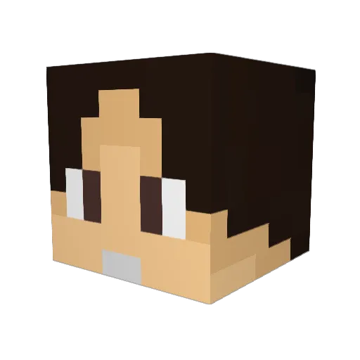 vicente_36912 Minecraft avatar head, 3D render