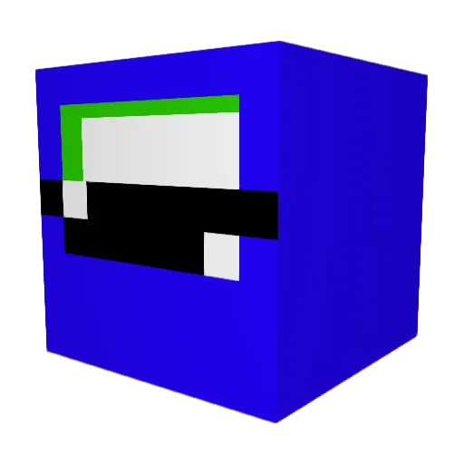 viceversa_cool Minecraft avatar head, 3D render