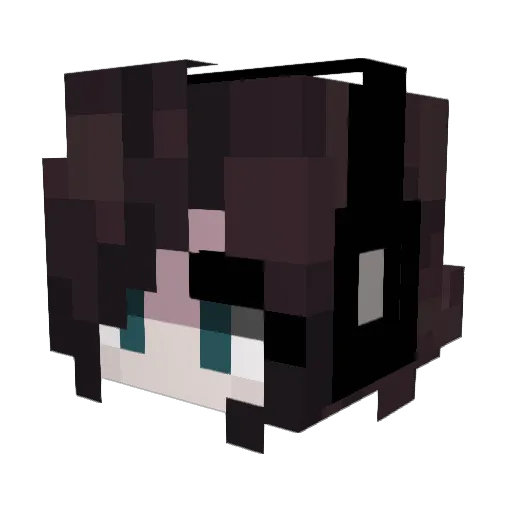vicfarties Minecraft avatar head, 3D render