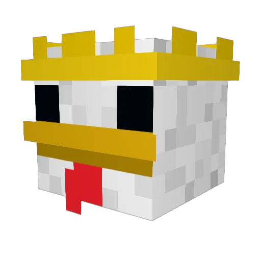 vichilltime Minecraft avatar head, 3D render