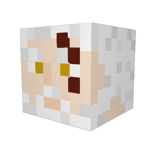 vicim777 Minecraft avatar head, 3D render
