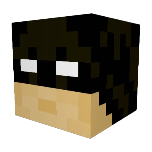 viciousbriii Minecraft avatar head, 3D render