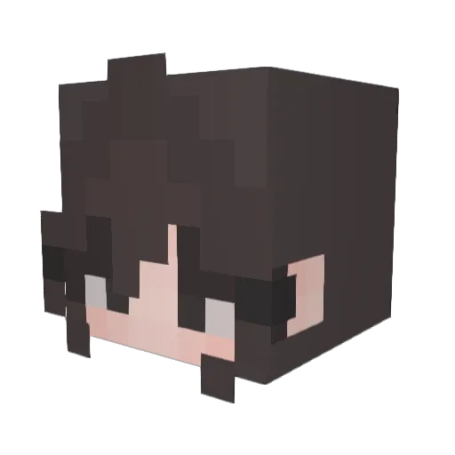vick_3304 Minecraft avatar head, 3D render