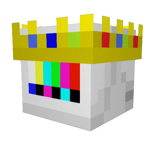 vicke4 Minecraft avatar head, 3D render