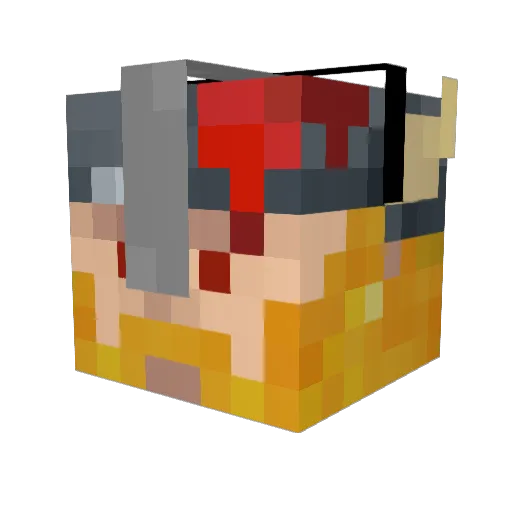 vicking12345 Minecraft avatar head, 3D render