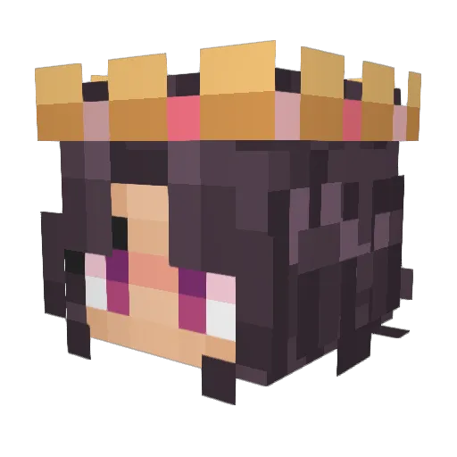 vickyhsu1120 Minecraft avatar head, 3D render