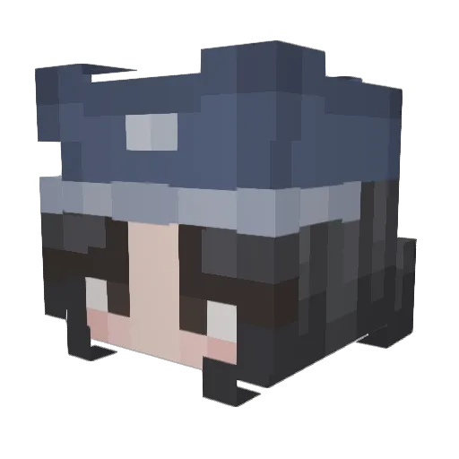 viclyy Minecraft avatar head, 3D render