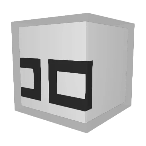 vico6 Minecraft avatar head, 3D render