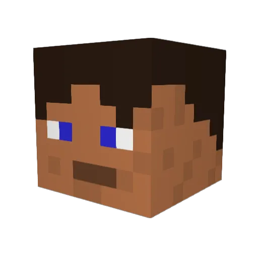 vicolachips73 Minecraft avatar head, 3D render