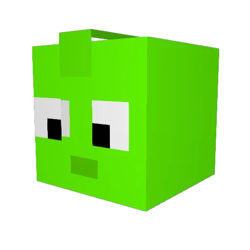 vicr123 Minecraft avatar head, 3D render