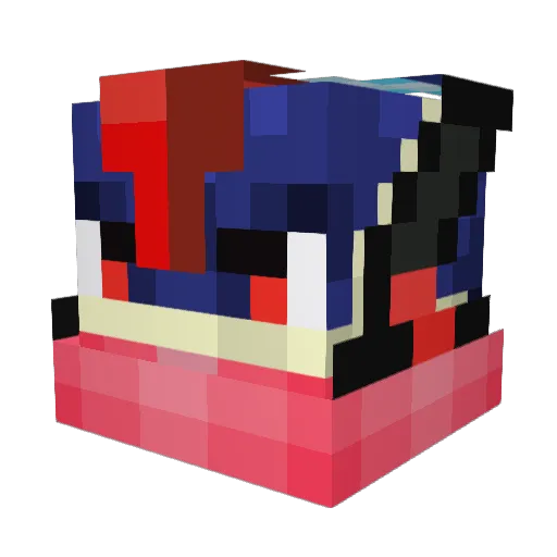 vicsrb Minecraft avatar head, 3D render