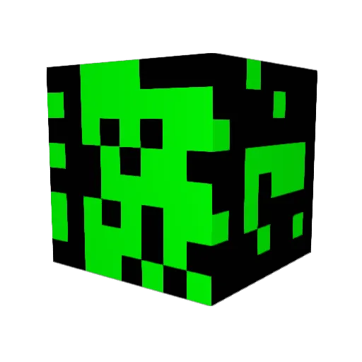 vict2872 Minecraft avatar head, 3D render