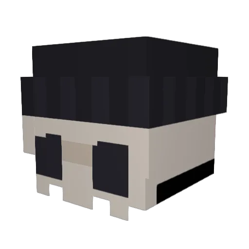 victdooor Minecraft avatar head, 3D render