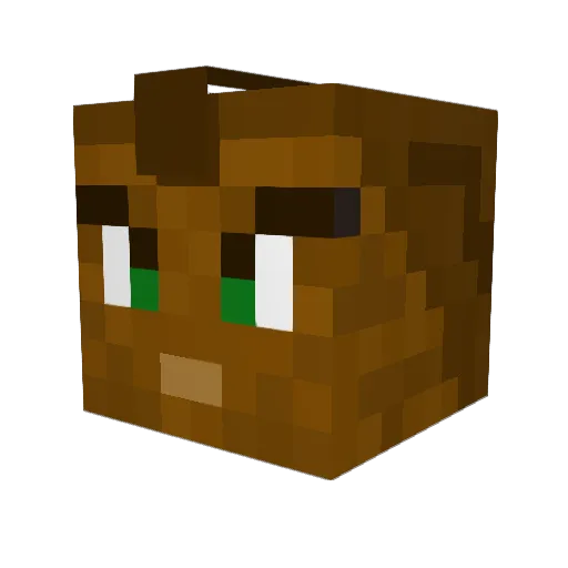 victor266vr Minecraft avatar head, 3D render
